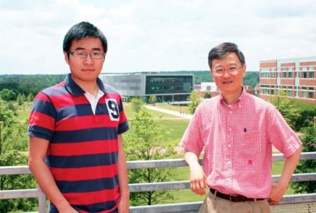 Wente Zheng (L) & Dr. Mo-Yuen Chow (R)