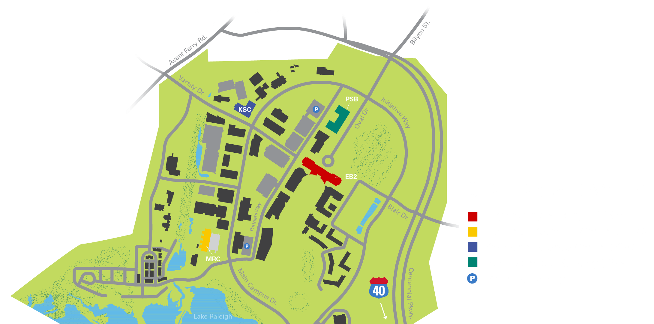 Map of Centennial Campus