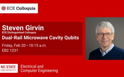 ECE Colloquia: Steven Girvin on Dual-Rail Microwave Cavity Qubits, NC State University, Feb 20, 10:15 a.m.