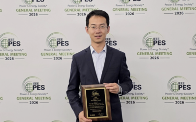 Hantao Cui Wins IEEE PES Prize Paper Award